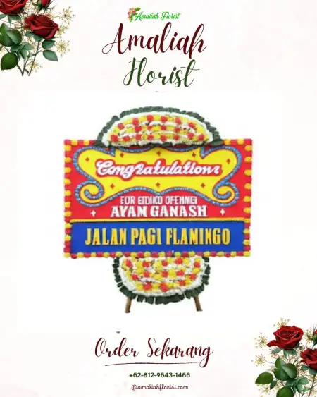 Sewa Papan Bunga Hambalang